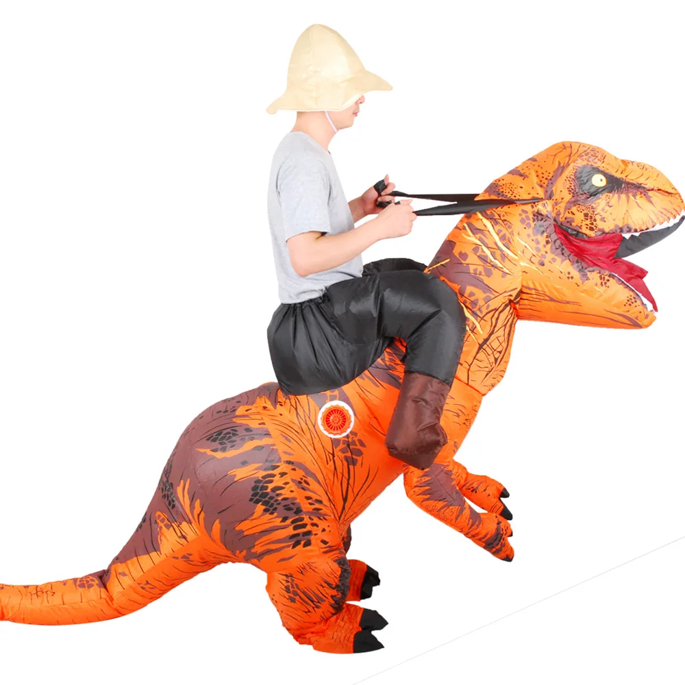 New T-REX Riding Costume For Adults Jurassic World Mascot Inflatable Costume Halloween Dinosaur Cosplay Party Anime Costume
New T-REX Riding Costume For Adults Jurassic World Mascot Inflatable Costume Halloween Dinosaur Cosplay Party Anime Costume