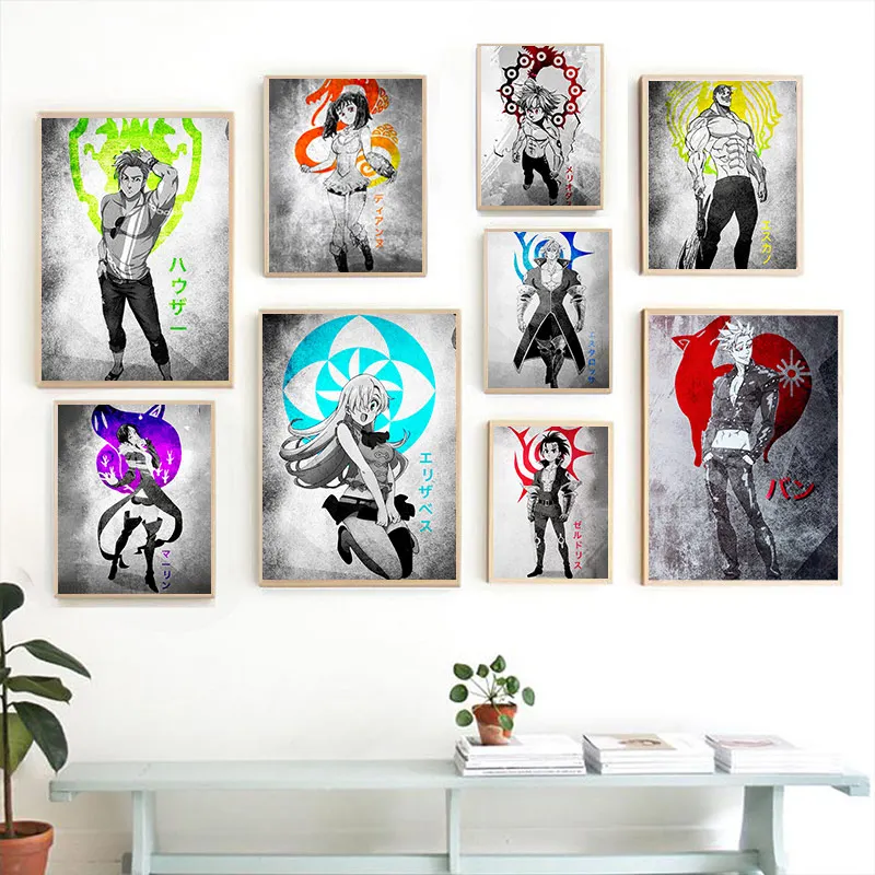 Prints Home Decoration Painting Seven Deadly Sins Anime Picture Wall Art Modular Canvas Watercolor Poster For Bedside Background
Prints Home Decoration Painting Seven Deadly Sins Anime Picture Wall Art Modular Canvas Watercolor Poster For Bedside Background