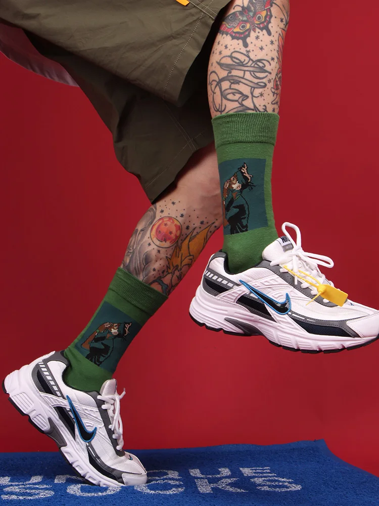 European Street Hiphop Hipster Cartoon Illustrations Men SOOCK Couples Neutral Rap Skateboard Tide Women in the Stockings
European Street Hiphop Hipster Cartoon Illustrations Men SOOCK Couples Neutral Rap Skateboard Tide Women in the Stockings