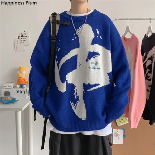 Мужская модель, трикотажная одежда в китайском стиле, мужские мешковатые свитеры оверсайз с круглым вырезом, уличная одежда для подростков
Мужская модель, трикотажная одежда в китайском стиле, мужские мешковатые свитеры оверсайз с круглым вырезом, уличная одежда для подростков