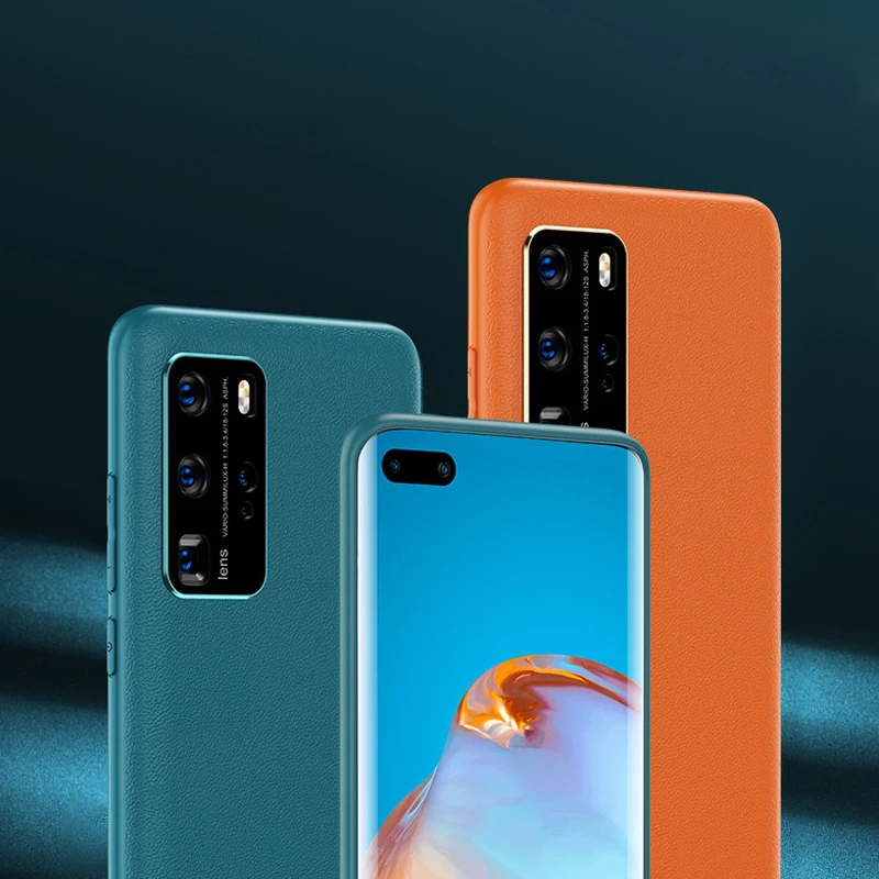 Original Genuine Leather+PC Mobile Phone Case For Huawei P40 P40 Pro Business Full Protective Cover For Hawei P40Pro Back Cover
Original Genuine Leather+PC Mobile Phone Case For Huawei P40 P40 Pro Business Full Protective Cover For Hawei P40Pro Back Cover