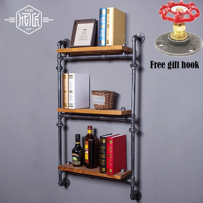 LOFT Art Vintage Wood Wall Mount Shelf Separators American Antique Wrought Iron Wall Shelf Bookshelf-Z8
LOFT Art Vintage Wood Wall Mount Shelf Separators American Antique Wrought Iron Wall Shelf Bookshelf-Z8