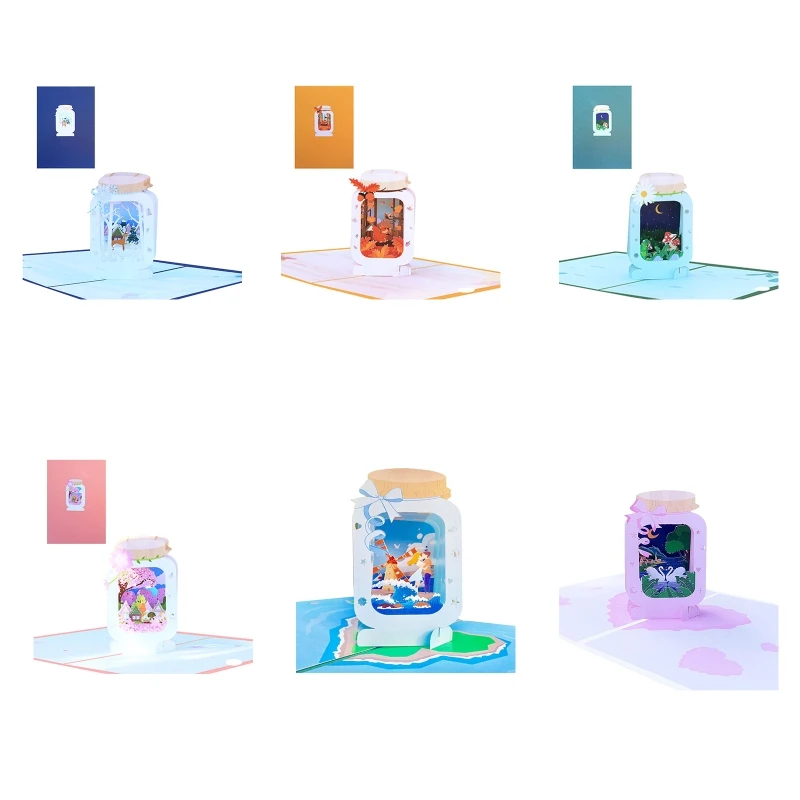 Handmade 3D Greeting Cards Bottle Scenery Pop Up Card for Mother's Day Birthday Anniversary Valentine's Day новогодние подарки
Handmade 3D Greeting Cards Bottle Scenery Pop Up Card for Mother's Day Birthday Anniversary Valentine's Day новогодние подарки
