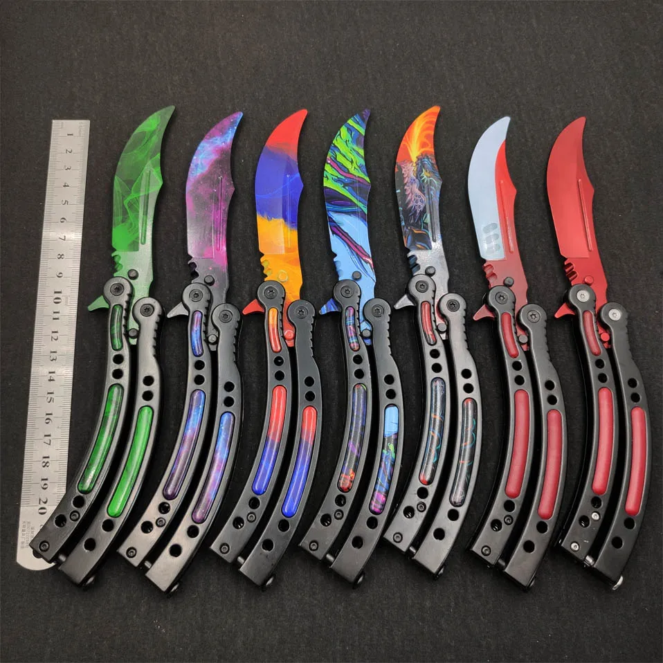 Butterfly in knife training stainless steel knife butterfly CS GO knife Counter Strike game folding Knife no edge dull tool
Butterfly in knife training stainless steel knife butterfly CS GO knife Counter Strike game folding Knife no edge dull tool
