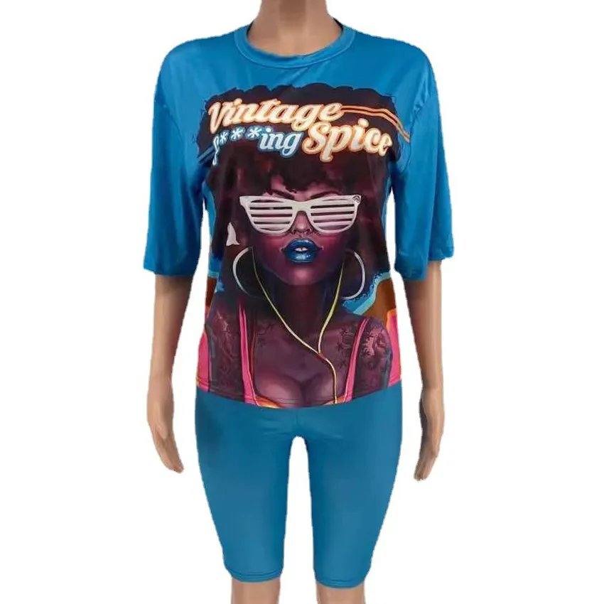 Retro Big Print 2-Pieces Sets Women Fun T Shirts+Shorts Sexy Ladies Casual Loose Streetwear 2021New Summer Hip Hop Female Outfit
Retro Big Print 2-Pieces Sets Women Fun T Shirts+Shorts Sexy Ladies Casual Loose Streetwear 2021New Summer Hip Hop Female Outfit