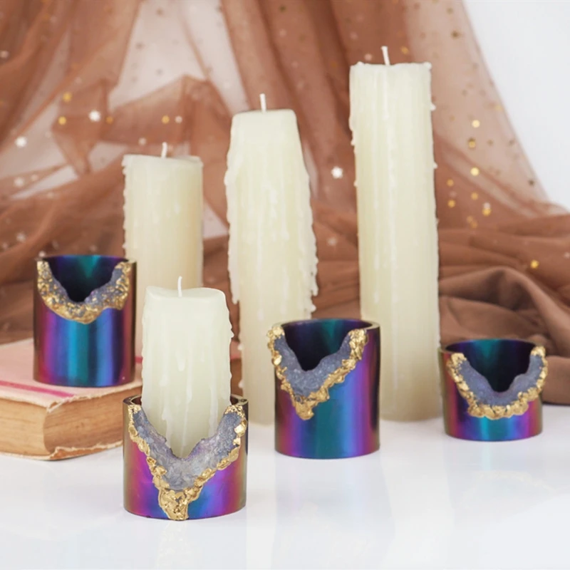4Pcs Crystal Candlestick Epoxy Resin Mold DIY Craft Candle Holder Silicone Mould
4Pcs Crystal Candlestick Epoxy Resin Mold DIY Craft Candle Holder Silicone Mould