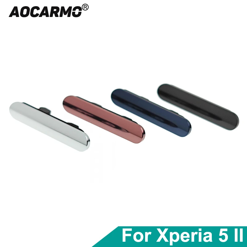 Aocarmo Sim-лоток водонепроницаемый чехол Пылезащитная заглушка для Sony Xperia 5 II X5ii XQ-AS52