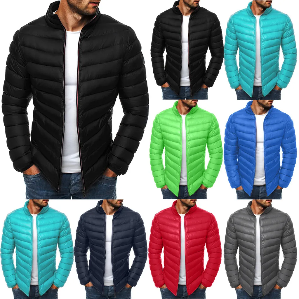 Vogue Multicolor Winter Jacket Men Nice New Cotton Padded Thick Jackets Parka Slim It Long Sleeve Outerwear Clothing Warm Coats 
Vogue Multicolor Winter Jacket Men Nice New Cotton Padded Thick Jackets Parka Slim It Long Sleeve Outerwear Clothing Warm Coats