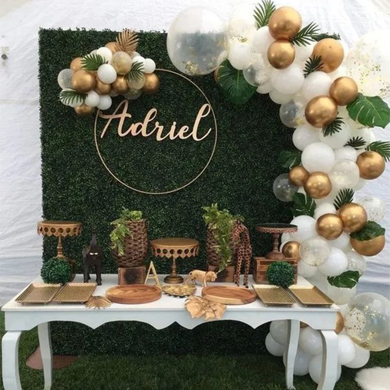 98Pcs/Set Anniversaire Home Decoration Accessories White Gold Balloon Garland Arch Kit for Birthday Party Wedding Decorations
98Pcs/Set Anniversaire Home Decoration Accessories White Gold Balloon Garland Arch Kit for Birthday Party Wedding Decorations