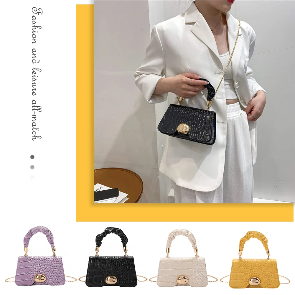 Shoulder Underarm Bags Ladies PU Leather Embossing Solid Casual Small Baguette Handbags with Alligator Pattern Designed
Shoulder Underarm Bags Ladies PU Leather Embossing Solid Casual Small Baguette Handbags with Alligator Pattern Designed