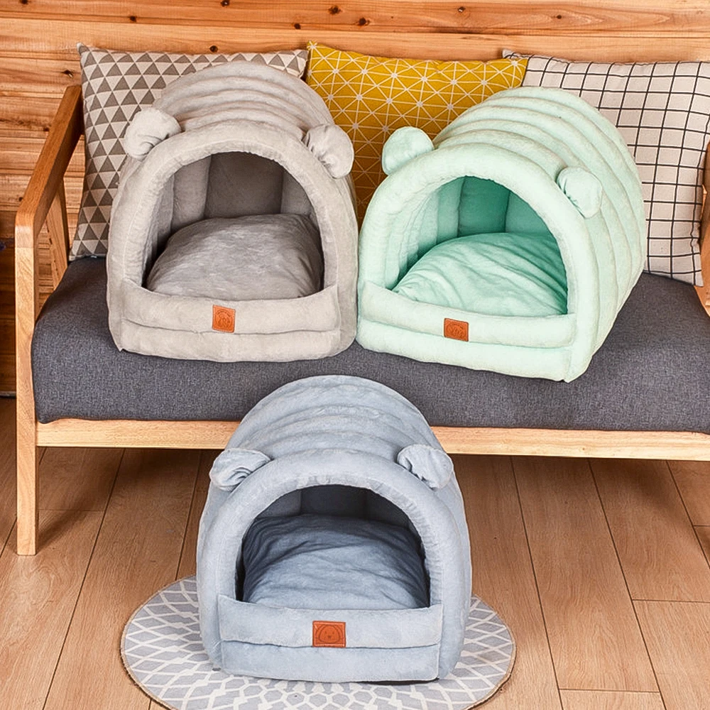 Cat Bed House Warm Pet Basket Kitten Sleeping Cushion Cat House Tent Soft Small Dog Mat Bag Washable Beds Puppy Supplies
Cat Bed House Warm Pet Basket Kitten Sleeping Cushion Cat House Tent Soft Small Dog Mat Bag Washable Beds Puppy Supplies