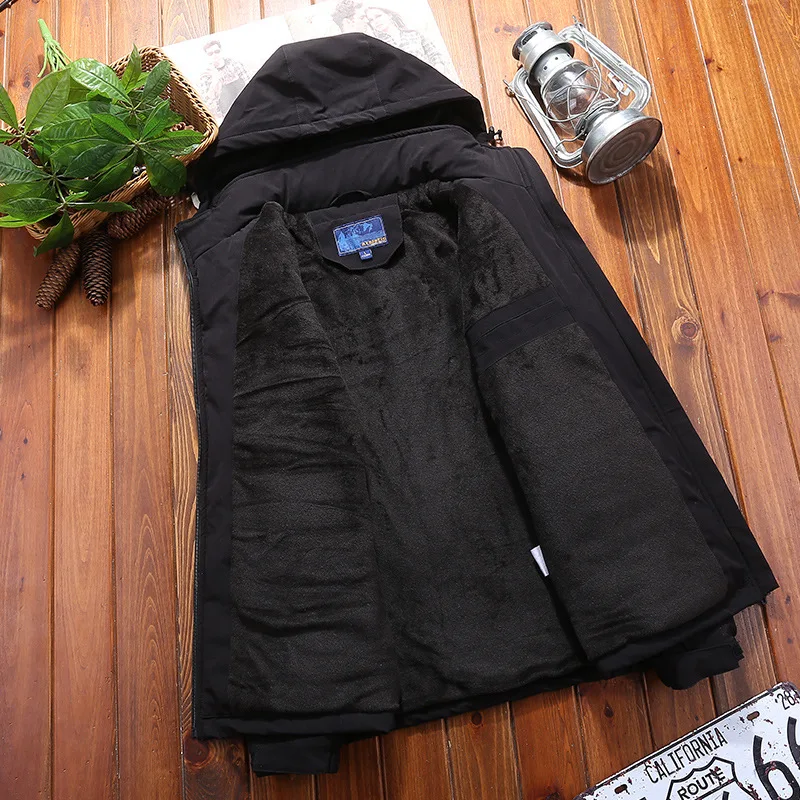 Version of the Winter Men's Thick Elastic Cotton-padded Clothes Plus Velvet Cotton on Plus-size
Version of the Winter Men's Thick Elastic Cotton-padded Clothes Plus Velvet Cotton on Plus-size