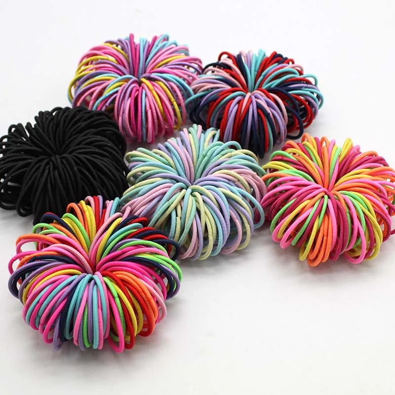100Pcs/lot Multicolor Girls Hair Rings Hair Accessories Ponytail Rubber Hair Rope High Elastic Hair Rope Head Rope for Girls Set
100Pcs/lot Multicolor Girls Hair Rings Hair Accessories Ponytail Rubber Hair Rope High Elastic Hair Rope Head Rope for Girls Set