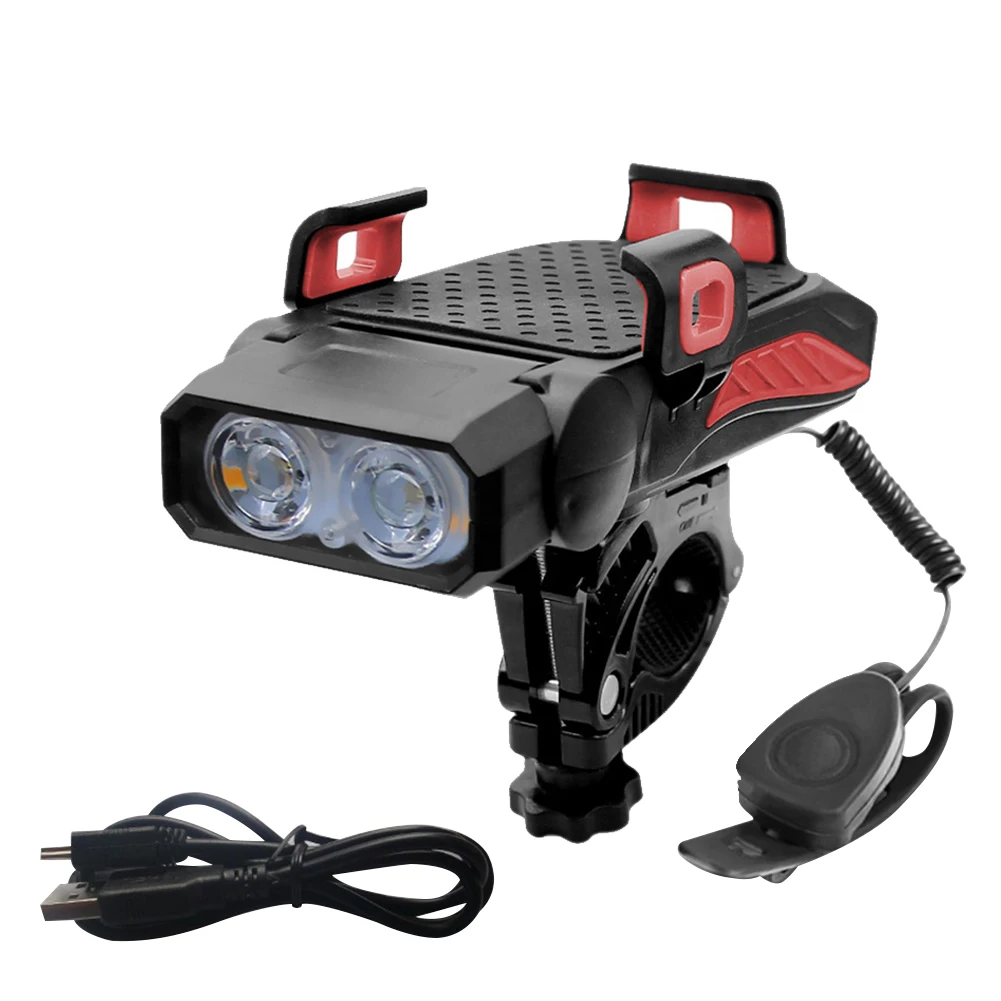 New 4 IN 1 Led Bicycle Light Front USB Rechargeable Solar Horn Phone Holder T6 bicycle Lamp Flashlight For Bike Light Lantern
New 4 IN 1 Led Bicycle Light Front USB Rechargeable Solar Horn Phone Holder T6 bicycle Lamp Flashlight For Bike Light Lantern