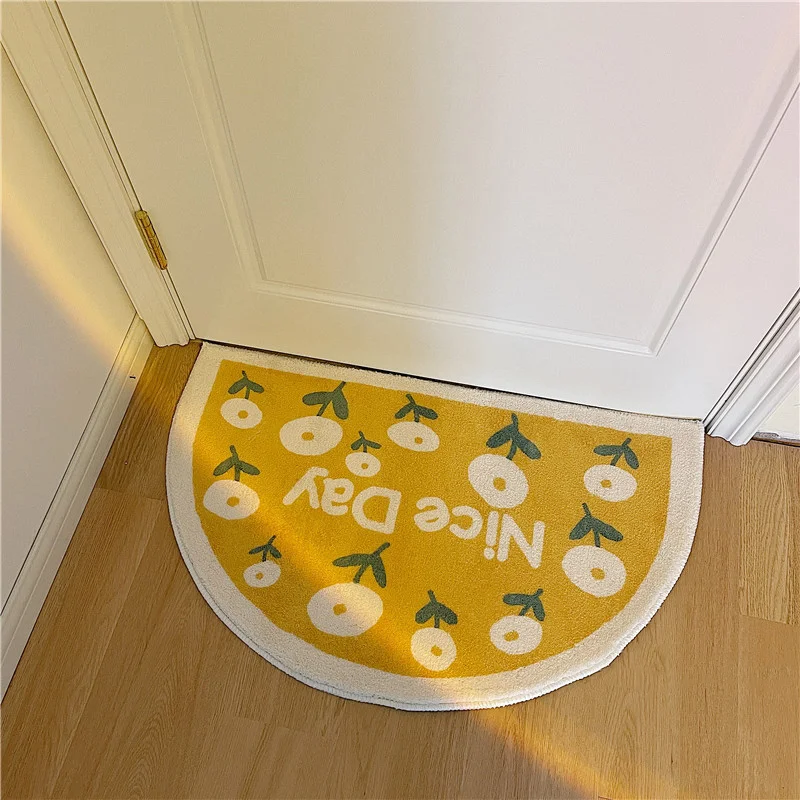 INS Wind Korean Door Mat Carpet, Floral Bedroom Carpet Semi-Circular Non-Slip Carpet, Small Fresh Shower Pad Toilet Pet Carpet
INS Wind Korean Door Mat Carpet, Floral Bedroom Carpet Semi-Circular Non-Slip Carpet, Small Fresh Shower Pad Toilet Pet Carpet