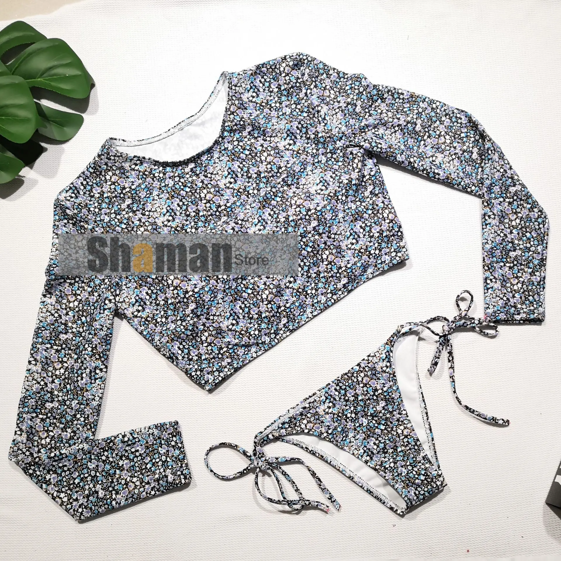 Luxury Designer bathing suits woman 2020 New 2 piece set womens Fashion Floral Print Long Sleeve Bikini swimmimg suit for women
Luxury Designer bathing suits woman 2020 New 2 piece set womens Fashion Floral Print Long Sleeve Bikini swimmimg suit for women