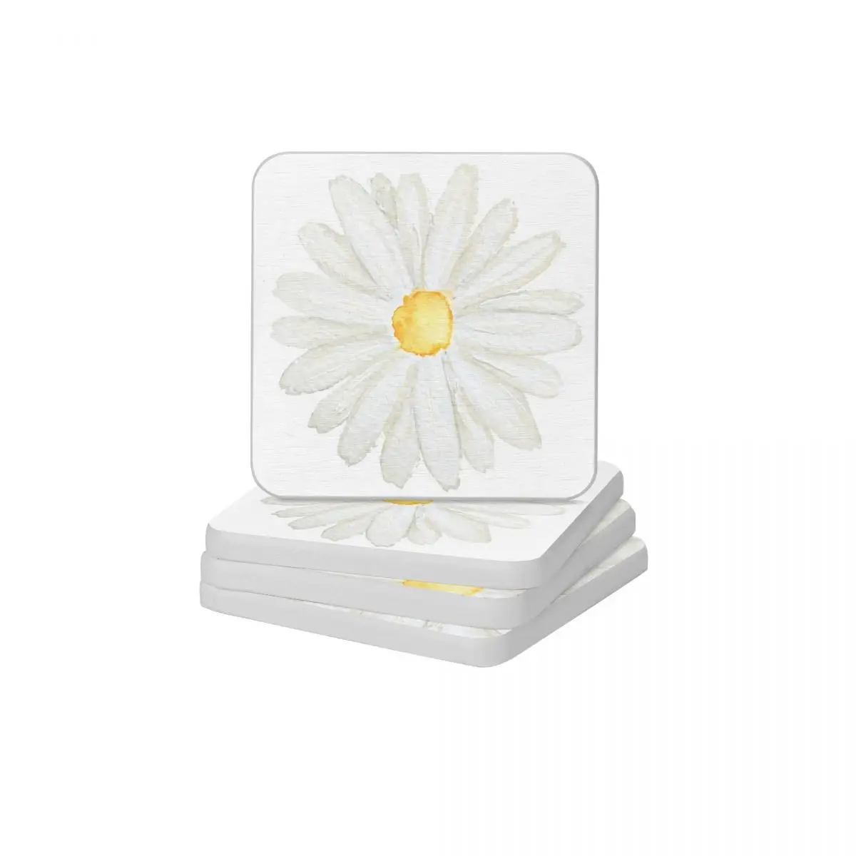 One Little White Daisy Watercolor Diatomite Square Round Coaster Eco-friendly Cup Bonsai Mat Soap Toothbrush Pad Diameter 10cm
One Little White Daisy Watercolor Diatomite Square Round Coaster Eco-friendly Cup Bonsai Mat Soap Toothbrush Pad Diameter 10cm