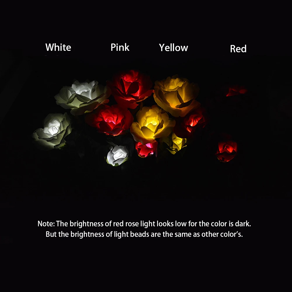Outdoor Led Pathway Lamp 3 Leds Solar Rose Stake Lights Garden Decoration Solar Powered Lawn Decorative Lights
Outdoor Led Pathway Lamp 3 Leds Solar Rose Stake Lights Garden Decoration Solar Powered Lawn Decorative Lights
