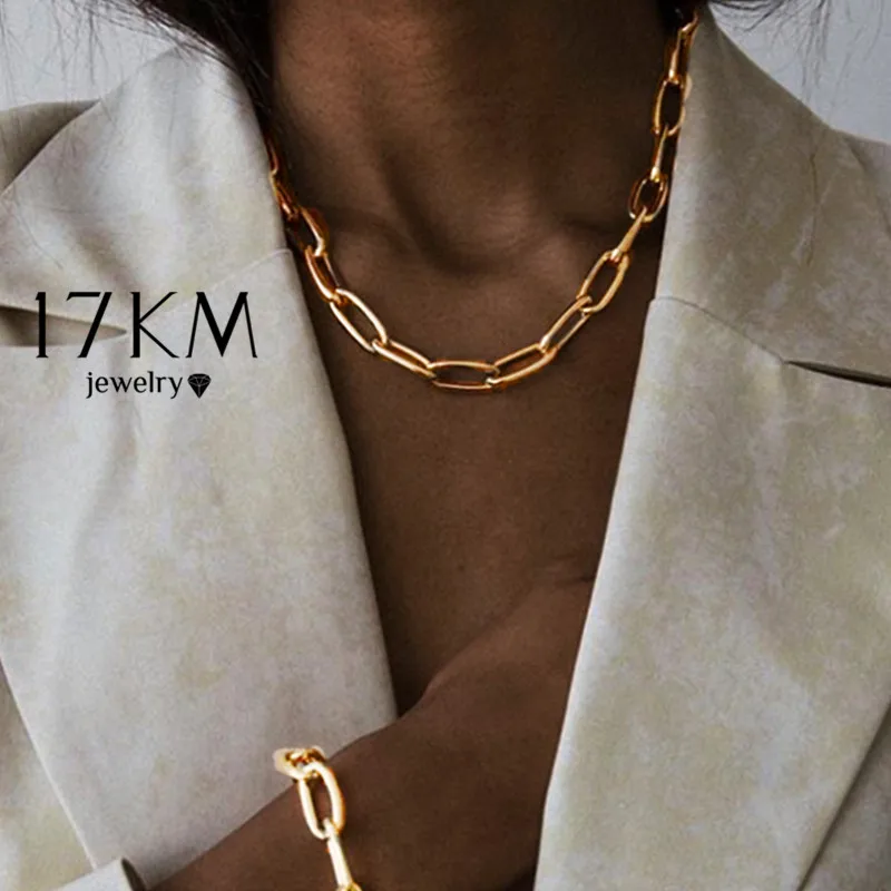 Массивное металлическое ожерелье в стиле хип хоп колье чокер для мужчин и женщин