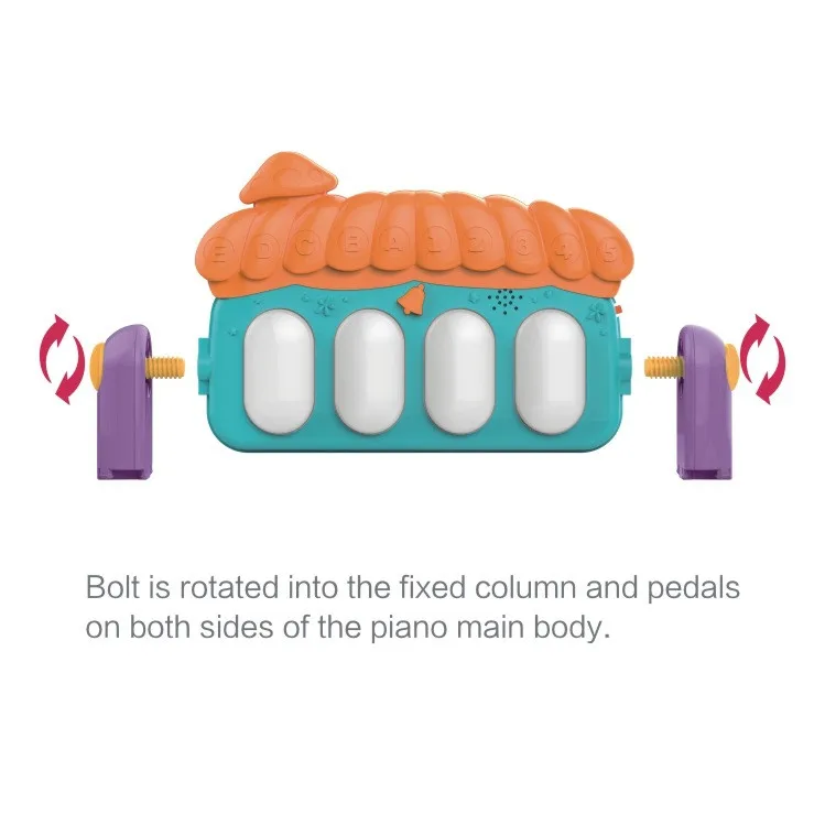 Newborn Baby Fitness Game Mat Laying Boys And Girls Playing 3-in-1 Fitness + Music + Light Fun Piano Play Mats
Newborn Baby Fitness Game Mat Laying Boys And Girls Playing 3-in-1 Fitness + Music + Light Fun Piano Play Mats