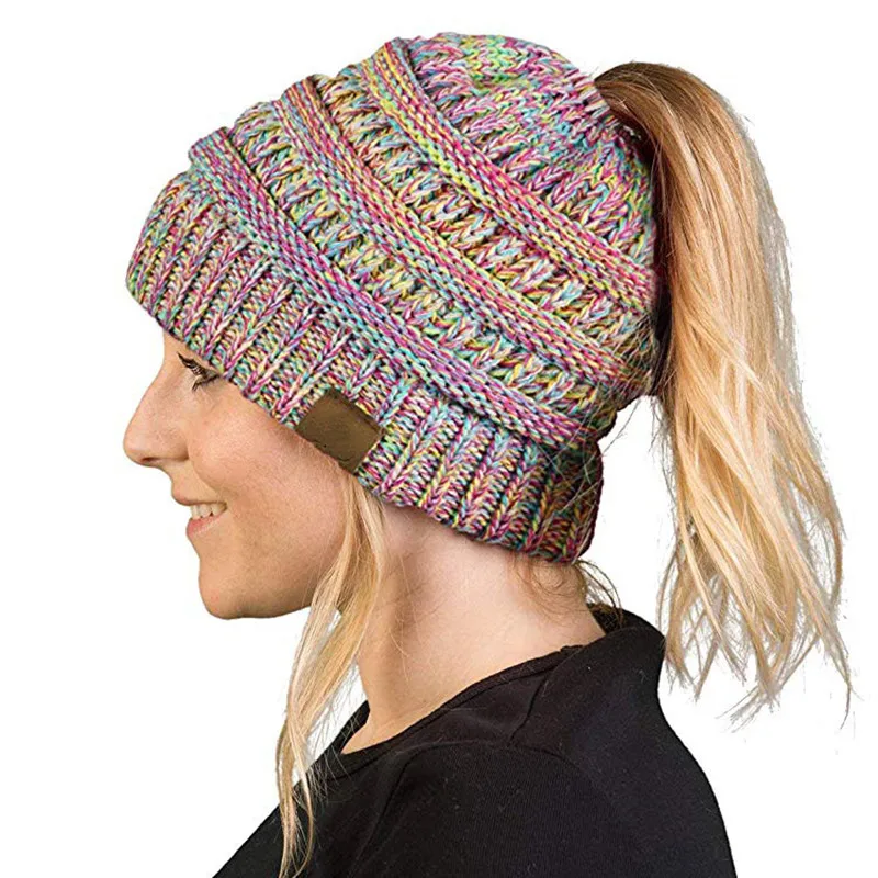 New Brand Ponytail Beanie Women Winter Knitting Hats Ladies Stretch Knit Hat with Tag Messy Bun Ponytail Beanie Holey Warm Hats
New Brand Ponytail Beanie Women Winter Knitting Hats Ladies Stretch Knit Hat with Tag Messy Bun Ponytail Beanie Holey Warm Hats