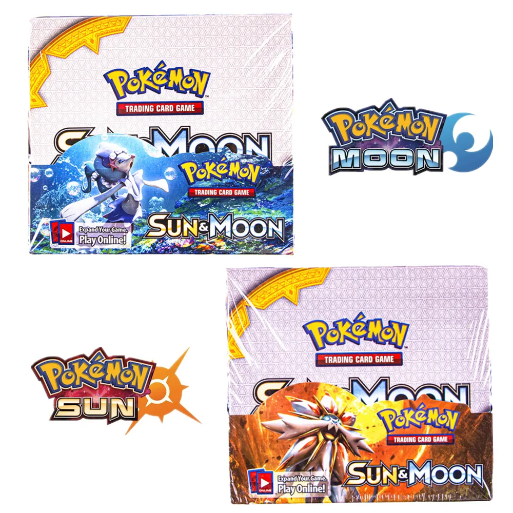 324Pcs Pokemon Card Sun & Moon Box (Pack of 36) Trading Card Game Kids Collection Toys
324Pcs Pokemon Card Sun & Moon Box (Pack of 36) Trading Card Game Kids Collection Toys