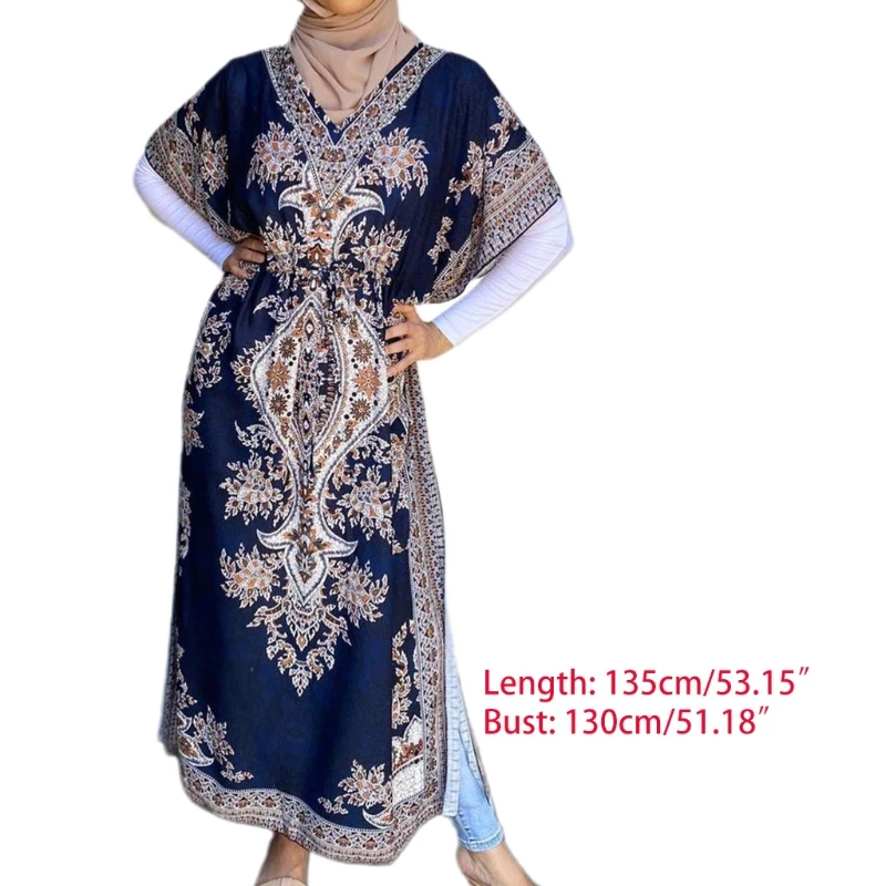Islamic Muslim Hijab Maxi Dress Abaya Dubai Turkey Batwing Sleeve V-Neck Kaftan
Islamic Muslim Hijab Maxi Dress Abaya Dubai Turkey Batwing Sleeve V-Neck Kaftan