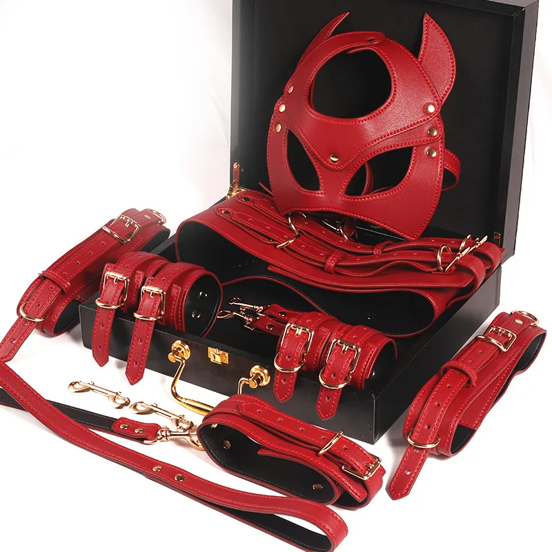 

Эротическая маска, товары для интима, эротические игрушки для взрослых, набор для БДСМ, набор для интима, набор аксессуаров, наручники, кольц...
