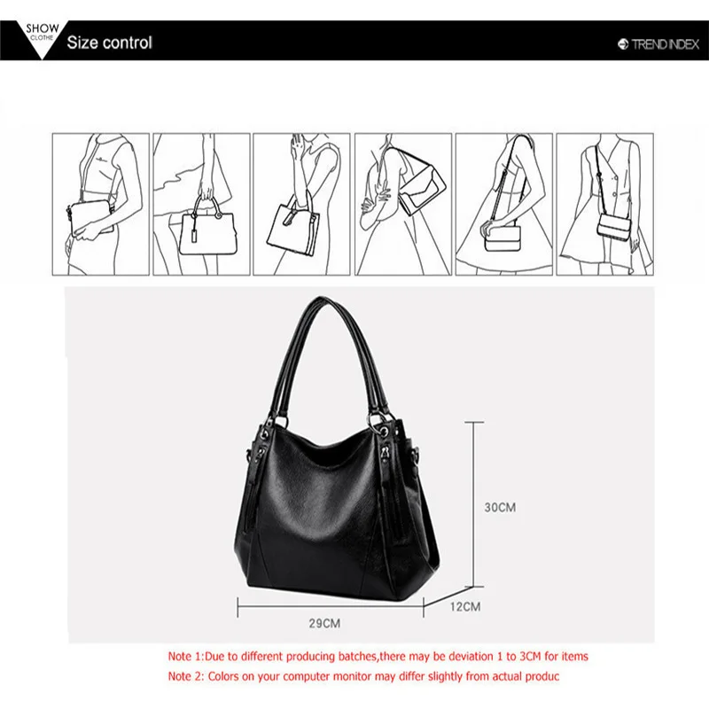 Soft Leather Women Handbags Casual Female Shoulder Bags Large Capacity Totes Shopping Bags Reusable Crossbody Bags Luxury Bags 
Soft Leather Women Handbags Casual Female Shoulder Bags Large Capacity Totes Shopping Bags Reusable Crossbody Bags Luxury Bags