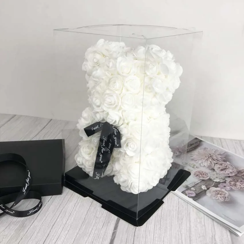25cm Cute Teddy Bear Artificial Rose Flower PE Rose Bear Send Girlfriend Mother's Day Child Birthday Toy Gift Box Christmas Gift
25cm Cute Teddy Bear Artificial Rose Flower PE Rose Bear Send Girlfriend Mother's Day Child Birthday Toy Gift Box Christmas Gift