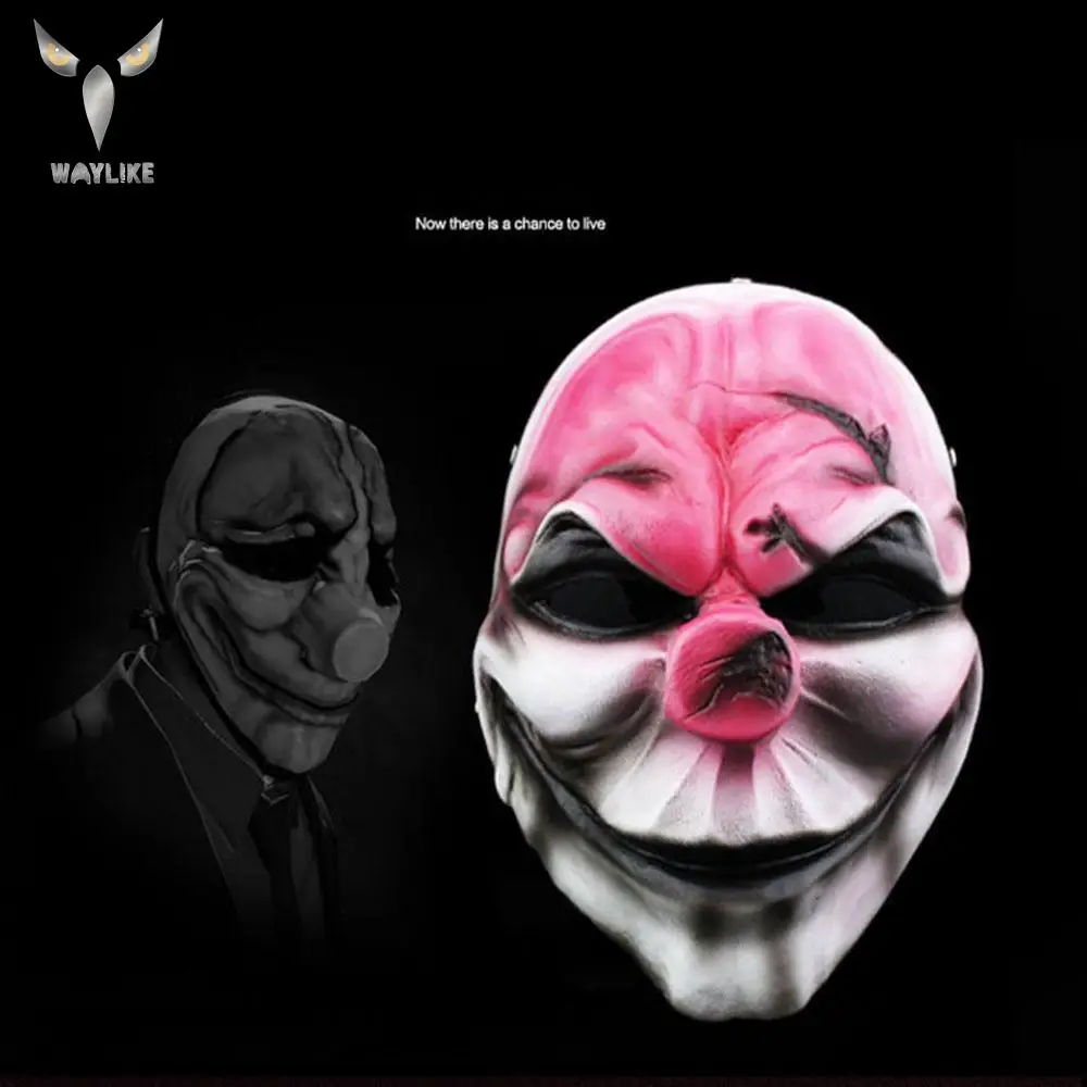 WAYLIKE Payday 2 Masks Hoxton Cosplay Grimace Devil Resin New Halloween Horror Masks Chainsaw Clown Payday 2 Masquerade Masks 
WAYLIKE Payday 2 Masks Hoxton Cosplay Grimace Devil Resin New Halloween Horror Masks Chainsaw Clown Payday 2 Masquerade Masks