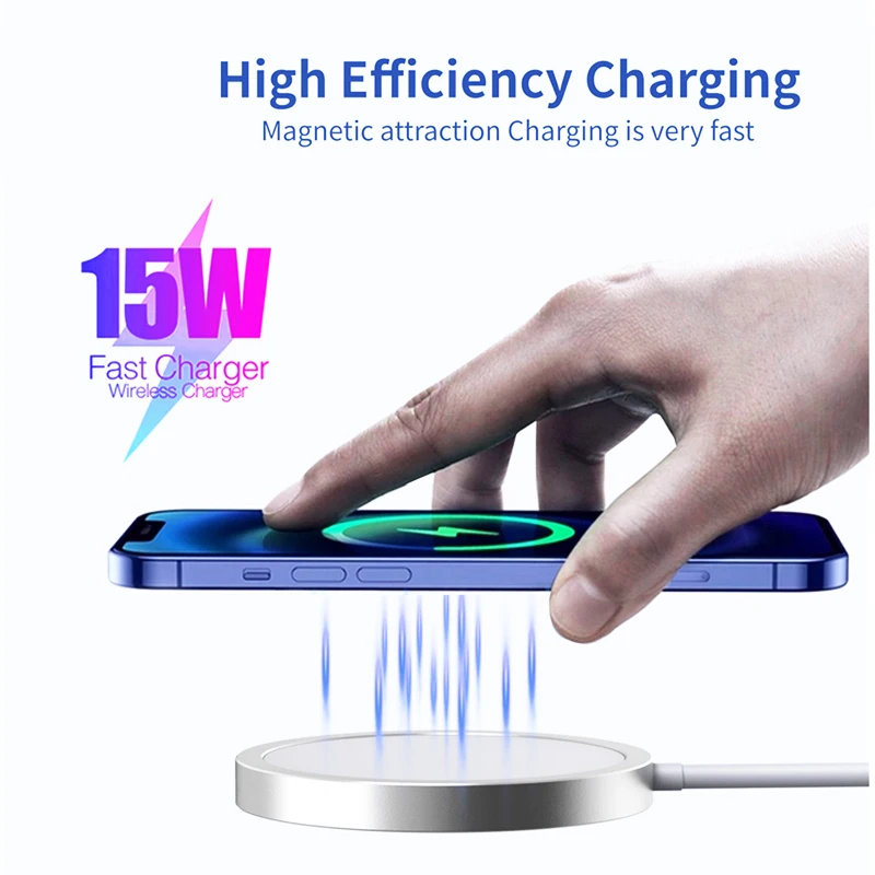 Original Magnetic Wireless Charger for iPhone 12 Pro Max Fast Charger for iPhone 12 Mini USB C PD Adapter Magsafing Quick Charge
Original Magnetic Wireless Charger for iPhone 12 Pro Max Fast Charger for iPhone 12 Mini USB C PD Adapter Magsafing Quick Charge