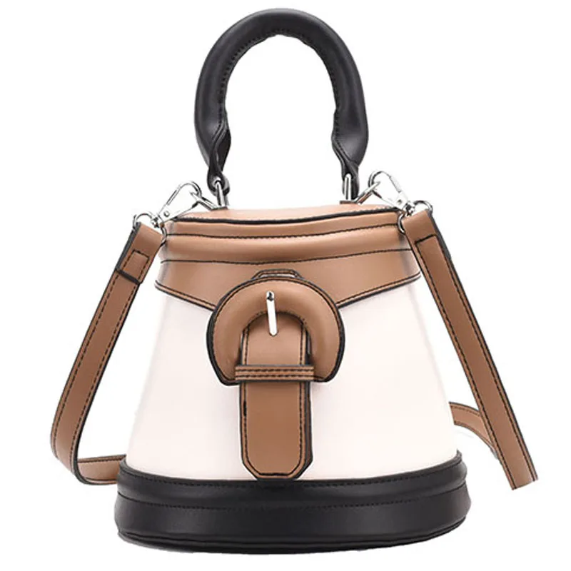 Color Tote Bucket bag 2021 Contrast New High-quality PU Leather Women's Designer Handbag Luxury Brand Shoulder Messenger Bag
Color Tote Bucket bag 2021 Contrast New High-quality PU Leather Women's Designer Handbag Luxury Brand Shoulder Messenger Bag
