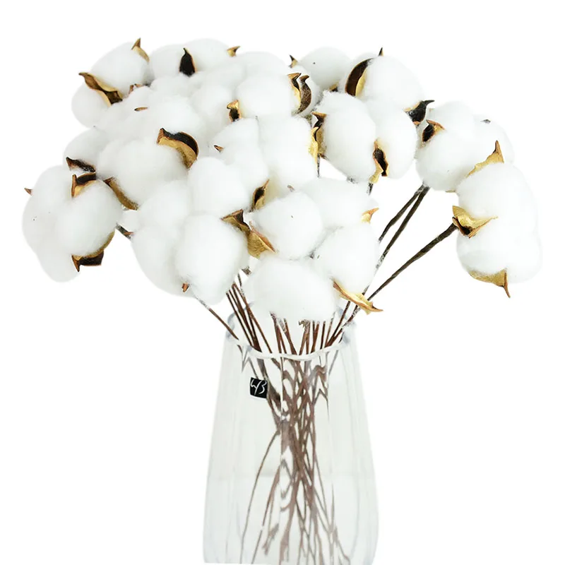 5pcs Dried Cotton Stems Farmhouse Style Artificial Flower Branch for Wedding Party Decoration Fake Flowers Filler Floral Decor
5pcs Dried Cotton Stems Farmhouse Style Artificial Flower Branch for Wedding Party Decoration Fake Flowers Filler Floral Decor
