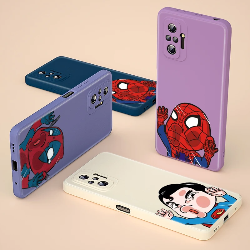 Marvel Cartoon Heros Liquid Silicone Soft Cover For Xiaomi Redmi Note 10 10T 9 9T 8T 9S 8 7 Pro Max Phone Case
Marvel Cartoon Heros Liquid Silicone Soft Cover For Xiaomi Redmi Note 10 10T 9 9T 8T 9S 8 7 Pro Max Phone Case