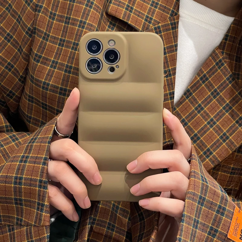 2021 Winter down jacket 3D The Puffer Soft cloth Phone Case For iPhone 12 Pro 7 8 Plus X XS XR MAX 11 MiNi SE 2 13 Back cover
2021 Winter down jacket 3D The Puffer Soft cloth Phone Case For iPhone 12 Pro 7 8 Plus X XS XR MAX 11 MiNi SE 2 13 Back cover