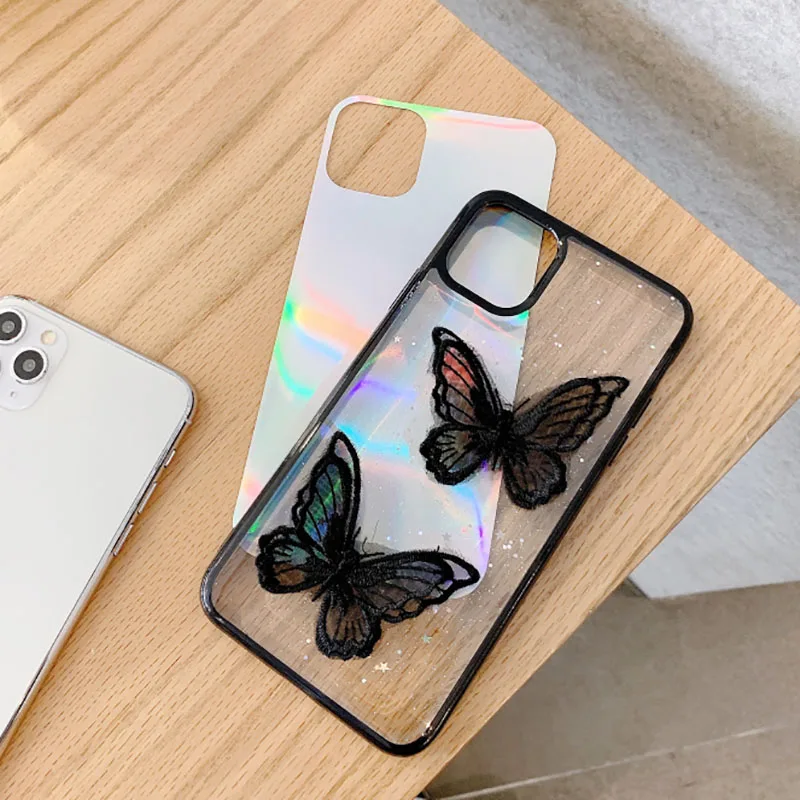 3D Glitter Bling Butterfly Cases For iphone 11 Pro Max Case For iphone XR X XS Max SE 2020 8 7 6s 6 Plus Laser Shockproof Cover 
3D Glitter Bling Butterfly Cases For iphone 11 Pro Max Case For iphone XR X XS Max SE 2020 8 7 6s 6 Plus Laser Shockproof Cover
