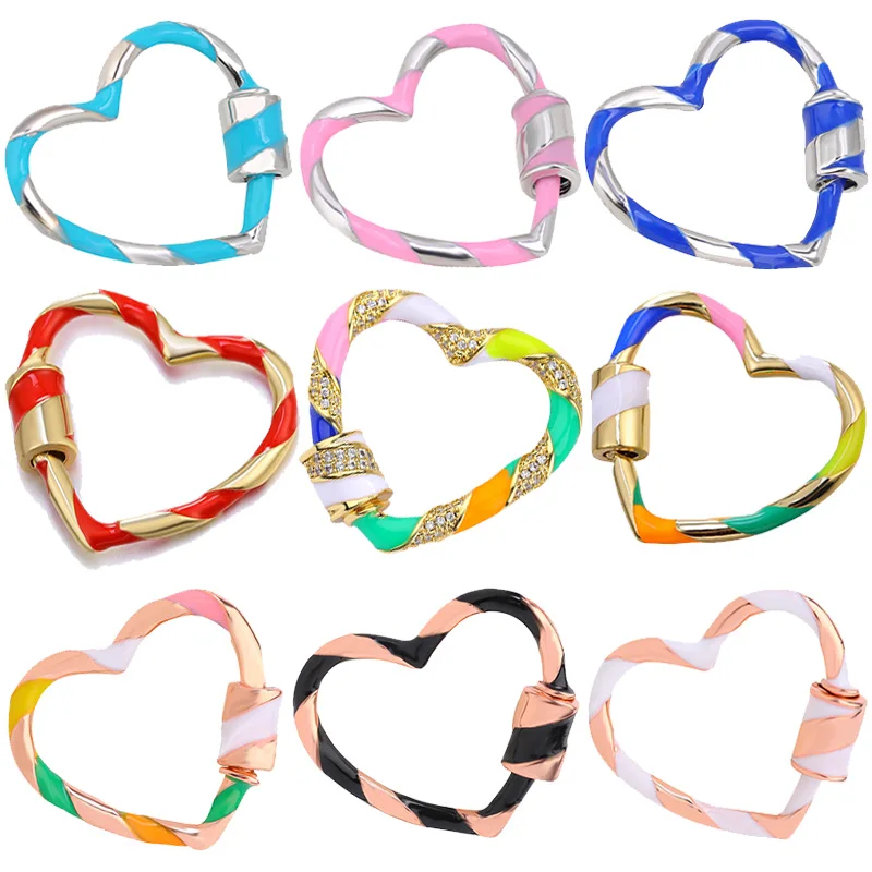 Colour Heart Pendant Necklace For DIY Jewelry Making Accessories New Bracelet Connector Trendy Hanging Chain Lock Hook Hand Make
Colour Heart Pendant Necklace For DIY Jewelry Making Accessories New Bracelet Connector Trendy Hanging Chain Lock Hook Hand Make