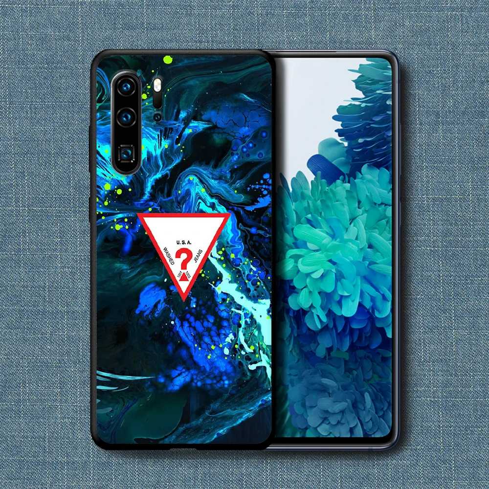 Guess Trendy Brand Phone Case For Huawei P Mate Smart 10 20 30 40 Lite Z 2019 Pro black Bumper Luxury Prime Painting Coque Tpu
Guess Trendy Brand Phone Case For Huawei P Mate Smart 10 20 30 40 Lite Z 2019 Pro black Bumper Luxury Prime Painting Coque Tpu