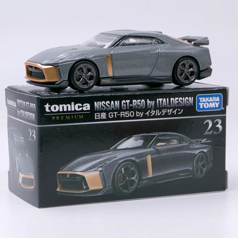 

Takara Tomy Tomica Premium No.23 Nissan GT-R50 by Ital Design Scale 1/63 Diecast Car Model Toy for Boys