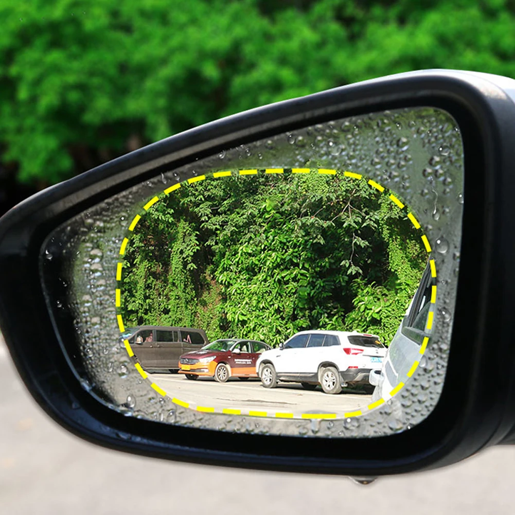 2 Pcs Car Rain Proof Film Car Rearview Mirror Protective Anti Fog Window Clear Sight In Rainy Days Rainproof Sticker Accessories
2 Pcs Car Rain Proof Film Car Rearview Mirror Protective Anti Fog Window Clear Sight In Rainy Days Rainproof Sticker Accessories