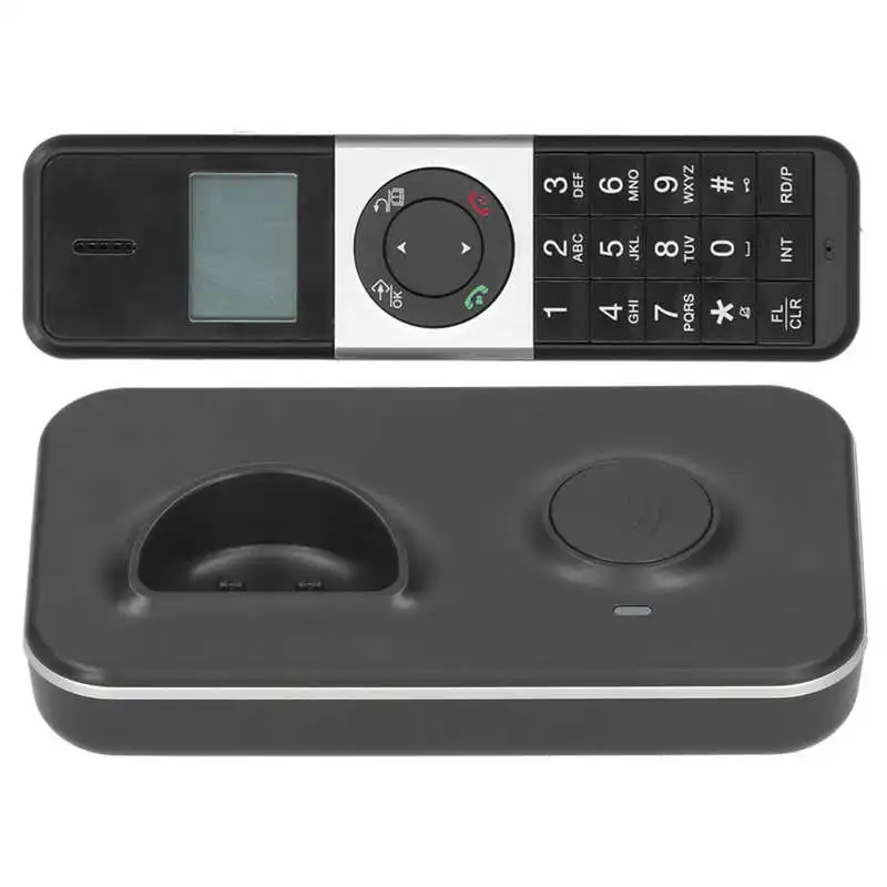Digital Cordless Telephone Desktop Fixed Telephone Landline Phone with Caller ID Display Hands-Free for Home Office US Plug
Digital Cordless Telephone Desktop Fixed Telephone Landline Phone with Caller ID Display Hands-Free for Home Office US Plug