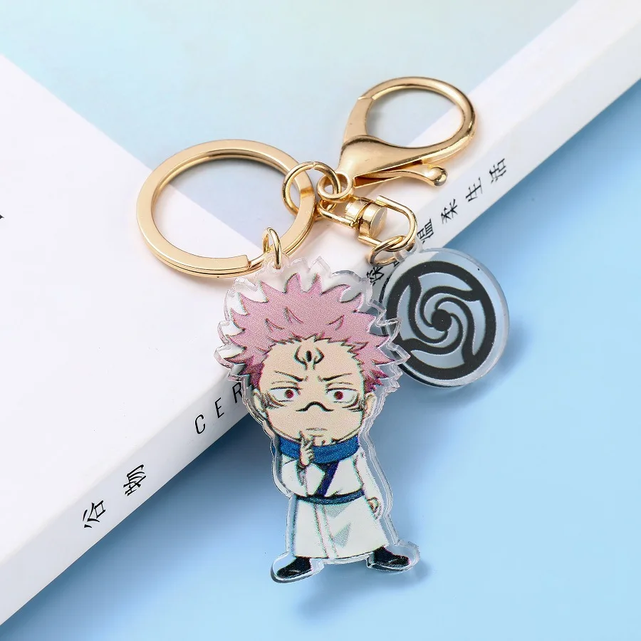 Anime Jujutsu Kaisen Keychain Comic Figure Itadori Yuji Fushiguro Megumi Key Ring Fans Surrounding Metal Key Pendant Jewelry
Anime Jujutsu Kaisen Keychain Comic Figure Itadori Yuji Fushiguro Megumi Key Ring Fans Surrounding Metal Key Pendant Jewelry