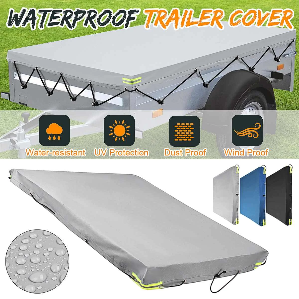 Foldable Trailer Cover Sunshade Outdoor Anti UV Windproof Heavy Duty Car Cover Tarp Canopy With Rubber Belt 183x122x13cm
Foldable Trailer Cover Sunshade Outdoor Anti UV Windproof Heavy Duty Car Cover Tarp Canopy With Rubber Belt 183x122x13cm