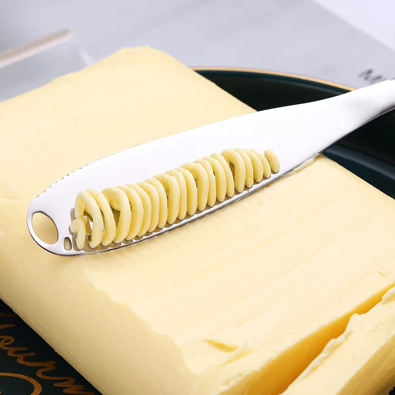 Butter Knife Cheese Butter Cutter with Hole Cheese Grater Kitchen Accessories Wipe Cream Bread Jam Buffet Tools Kitchen Gadgets
Butter Knife Cheese Butter Cutter with Hole Cheese Grater Kitchen Accessories Wipe Cream Bread Jam Buffet Tools Kitchen Gadgets
