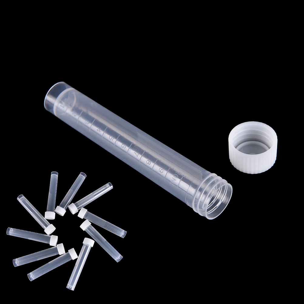 New 100pcsX 10ml Lab Plastic Frozen Test Tubes Vial Seal Cap Container for Laboratory School Educational Suppy
New 100pcsX 10ml Lab Plastic Frozen Test Tubes Vial Seal Cap Container for Laboratory School Educational Suppy