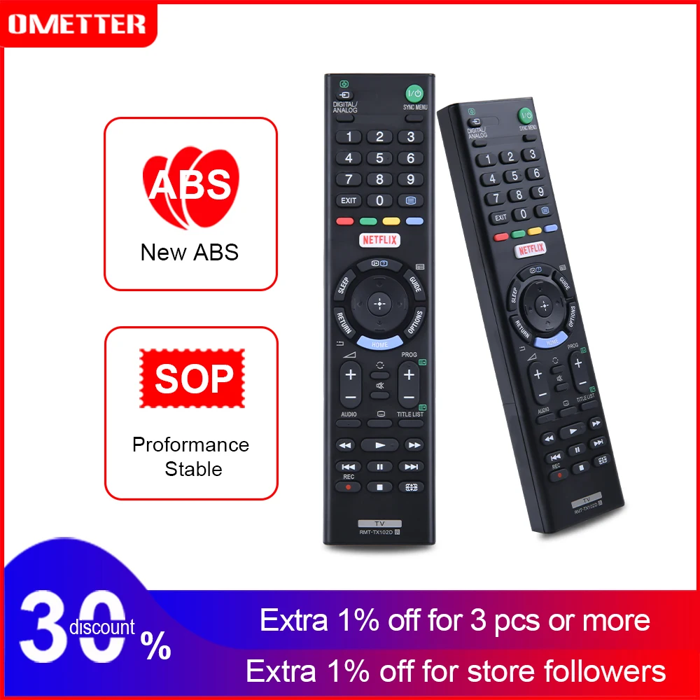 RMT-TX102D remote control use for sony led lcd TV RMT-TX101J TX102U TX102D remoto controller controle teleconmande fernbedienung
RMT-TX102D remote control use for sony led lcd TV RMT-TX101J TX102U TX102D remoto controller controle teleconmande fernbedienung