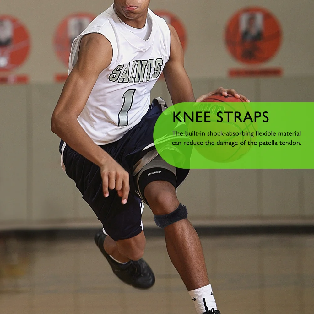 1 Pair Adjustable Knee Protective Pad Patella Strap Knee Support for Running
1 Pair Adjustable Knee Protective Pad Patella Strap Knee Support for Running