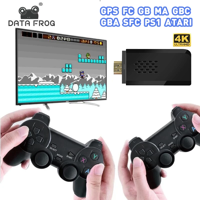 DATA FROG Y3 Slim Video Game Consoles 4K HDMI Game Stick Built in 10000 Retro Game TV Games Dendy Console Support for PS1/FC/GBA
DATA FROG Y3 Slim Video Game Consoles 4K HDMI Game Stick Built in 10000 Retro Game TV Games Dendy Console Support for PS1/FC/GBA