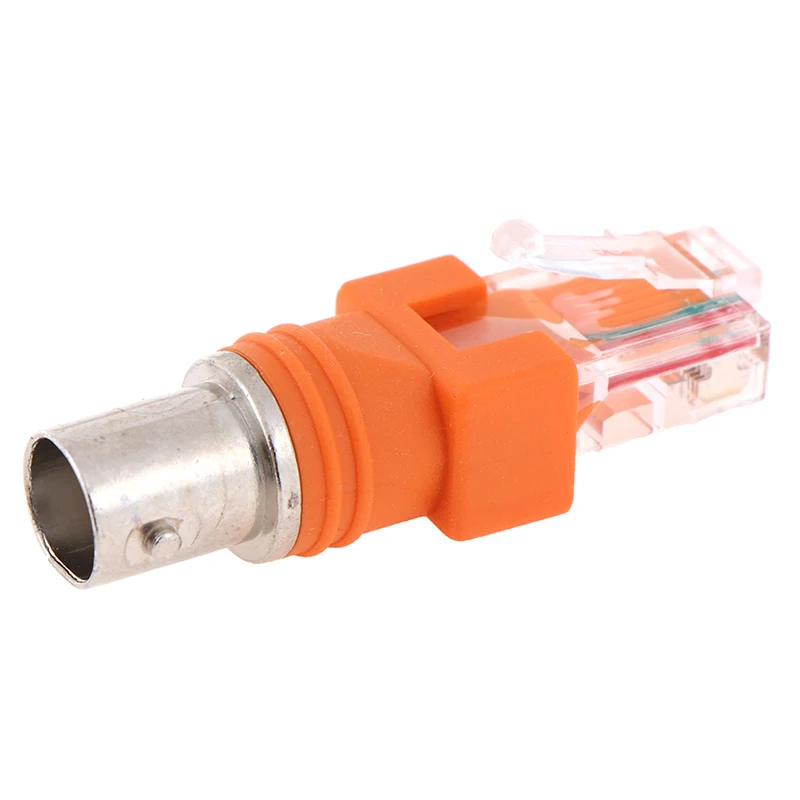 Переходник RJ45 к радиочастотному соединителю, новинка, 1 шт. BNC гнездо к RJ45 коаксиальный цилиндрический соединитель
Переходник RJ45 к радиочастотному соединителю, новинка, 1 шт. BNC гнездо к RJ45 коаксиальный цилиндрический соединитель